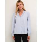 Bluse von Kaffe, in der Farbe Weiss, aus Polyester, andere Perspektive, Vorschaubild