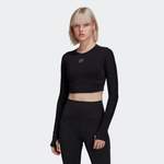 Funktionsshirt von adidas by stella mccartney, in der Farbe Schwarz, aus Polyamid, andere Perspektive, Vorschaubild