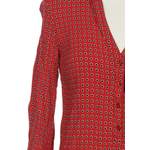 Klassische Bluse von Emily van den Bergh, in der Farbe Rot, aus Viskose, andere Perspektive, Vorschaubild