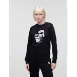 Sweatshirt von Karl Lagerfeld, in der Farbe Schwarz, aus Polyester, andere Perspektive, Vorschaubild