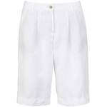 Bermudas von Brax Feel Good, in der Farbe Weiss, aus Leinen, andere Perspektive, Vorschaubild