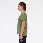 T-Shirt von New Balance, in der Farbe Grün, aus Polyester, andere Perspektive, Vorschaubild