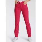 High Waist Jeans von MAC, in der Farbe Rosa, andere Perspektive, Vorschaubild