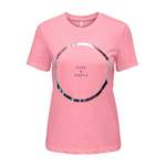 T-Shirt von Only, in der Farbe Rosa, aus Jersey, andere Perspektive, Vorschaubild