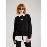 Sweatshirt von Karl Lagerfeld, in der Farbe Schwarz, aus Baumwolle, andere Perspektive, Vorschaubild