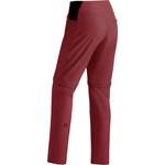 Trekkinghose von maier sports, in der Farbe Rot, aus Polyester, andere Perspektive, Vorschaubild