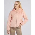 Kunstpelz-Jacke Logo der Marke Guess