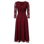 Abendkleid von SWING, in der Farbe Rot, aus Polyester, andere Perspektive, Vorschaubild