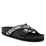 Pantolette von Love Moschino, in der Farbe Schwarz, andere Perspektive, Vorschaubild