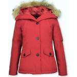 Winterjacke von TheBrand, in der Farbe Rot, aus Polyester, Vorschaubild