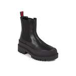 Chelsea-Boot von Tommy Jeans, in der Farbe Schwarz, aus Leder, andere Perspektive, Vorschaubild