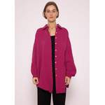 Longbluse von SASSYCLASSY, in der Farbe Rosa, aus Baumwolle, andere Perspektive, Vorschaubild