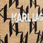 Shopper von Karl Lagerfeld, in der Farbe Beige, aus Kunstleder, andere Perspektive, Vorschaubild