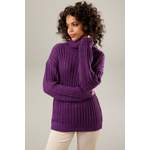 Sonstige Pullover von Aniston CASUAL, in der Farbe Lila, aus Polyacryl, andere Perspektive, Vorschaubild