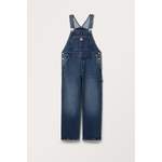 Bestickte Denim-Latzhose der Marke Monki