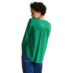 Klassische Bluse von Street One, in der Farbe Grün, aus Webstoff, andere Perspektive, Vorschaubild