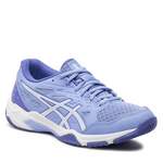 Hallenschuhe von ASICS, in der Farbe Blau, aus Material-mix, andere Perspektive, Vorschaubild