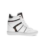 Sneaker von Guess, in der Farbe Weiss, aus Polyurethan, andere Perspektive, Vorschaubild