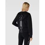 Sweatjacke von Guess Activewear, in der Farbe Schwarz, aus Polyester, andere Perspektive, Vorschaubild