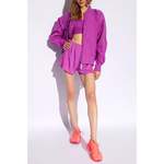 Bomberjacke von adidas by stella mccartney, in der Farbe Lila, andere Perspektive, Vorschaubild