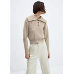 Sonstige Pullover von MANGO, in der Farbe Beige, aus Polyester, andere Perspektive, Vorschaubild