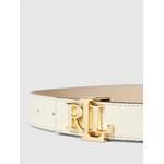 Gürtel von Lauren Ralph Lauren, in der Farbe Beige, andere Perspektive, Vorschaubild
