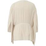 Hemdbluse von comma,, in der Farbe Beige, aus Polyester, andere Perspektive, Vorschaubild