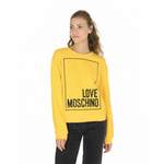 Sweatshirt von Love Moschino, in der Farbe Gelb, aus Baumwolle, andere Perspektive, Vorschaubild