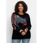 Sonstige Pullover von sheego by Joe Browns, in der Farbe Schwarz, aus Polyester, andere Perspektive, Vorschaubild