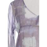 Klassische Bluse von Stefanel, in der Farbe Lila, aus Seide, andere Perspektive, Vorschaubild