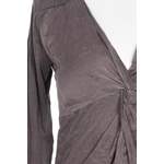 Klassische Bluse von Velvet by Graham & Spencer, in der Farbe Braun, aus Baumwolle, andere Perspektive, Vorschaubild