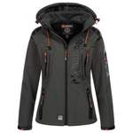 Softshelljacke von geographical norway, in der Farbe Grau, andere Perspektive, Vorschaubild