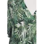 Klassische Bluse von MARINA RINALDI, in der Farbe Grün, aus Viskose, andere Perspektive, Vorschaubild