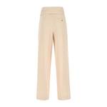 Weite Hose von Lanvin, in der Farbe Beige, andere Perspektive, Vorschaubild