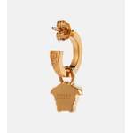 Ohrhänger von Versace, in der Farbe Gold, aus Messing, andere Perspektive, Vorschaubild