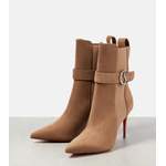 Ankleboot von Christian Louboutin, in der Farbe Braun, andere Perspektive, Vorschaubild