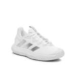 Tennisschuhe von Adidas, in der Farbe Weiss, aus Textil, andere Perspektive, Vorschaubild