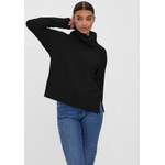 Rollkragenpullover von Vero Moda, in der Farbe Schwarz, aus Polyester, andere Perspektive, Vorschaubild