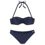 Bikini von Bruno Banani, in der Farbe Blau, aus Polyester, andere Perspektive, Vorschaubild