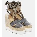 Verzierte Espadrille-Wedges der Marke Stella Mccartney