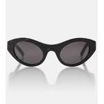 Ovale Sonnenbrille der Marke Balenciaga