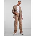 Blusenblazer von Pieces, in der Farbe Beige, aus Polyester, andere Perspektive, Vorschaubild