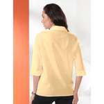 Klassische Bluse von Classic Basics, in der Farbe Gelb, aus Polyester, andere Perspektive, Vorschaubild