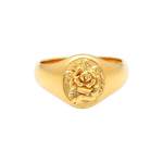 Fingerring von Elli, in der Farbe Gold, andere Perspektive, Vorschaubild