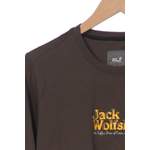 Langarmshirt von Jack Wolfskin, in der Farbe Grau, aus Baumwolle, andere Perspektive, Vorschaubild