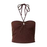 Neckholdertop von NLY by Nelly, in der Farbe Braun, aus Polyester, andere Perspektive, Vorschaubild