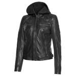 Bikerjacke von gipsy, in der Farbe Schwarz, andere Perspektive, Vorschaubild