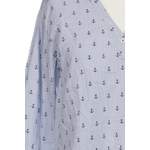 Klassische Bluse von Hatley, in der Farbe Blau, aus Baumwolle, andere Perspektive, Vorschaubild