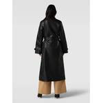 Trenchcoat von Vero Moda, in der Farbe Schwarz, aus Polyester, andere Perspektive, Vorschaubild