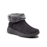 Winterboot von Skechers, in der Farbe Grau, aus Leder, andere Perspektive, Vorschaubild